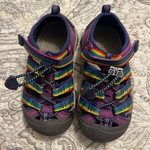 Kid's Keen H2 Strappy Rainbow Print Outdoor Water Sandals